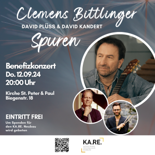 ANKÜNDIGUNG: Benefizkonzert mit Clemens Bittlinger am 12.09.2024 
