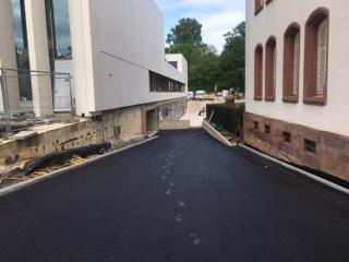 Zufahrt fertiggestellt