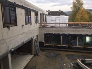 Beginn der Estricharbeiten