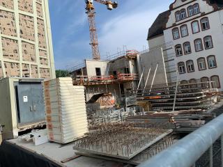 Montage Weißbetonbauteile